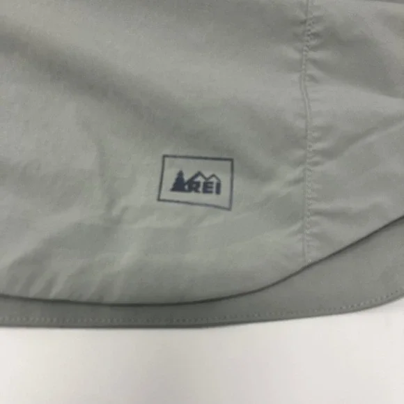 REI Co-op Men's XL Gray Sahara Stretch Hiking Fishing Shirt Zip Pocket Quick Dry - Picture 7 of 7